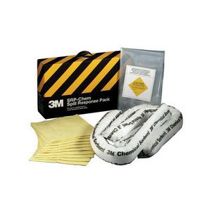 Chemical Sorbent Spill response Pack, 3/Case