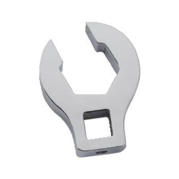Crowfoot Wrench, Flare Nut, Measurement System: Imperial, 3/8 in Wrench Opening, Single End Wrench, 6 Points, 1-13/16 in Overall Length, 3/8 in Drive, Specifications Met: ASME B107.21, Alloy Steel, Full Polished