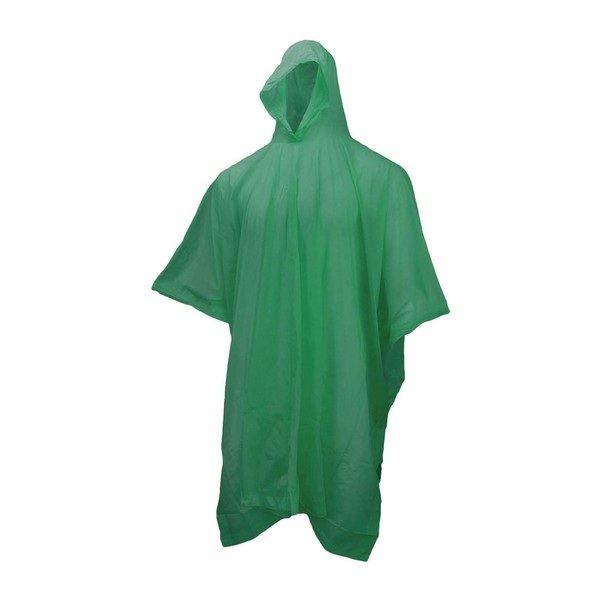 Pancho, Detachable, Series: Universal 35P, Universal Size, Green, Nylon/PVC, Snap Closure