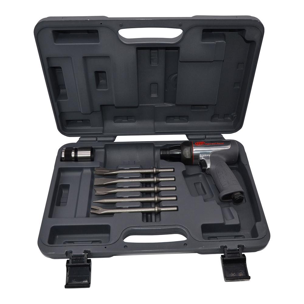 Air Hammer, Tool/Kit: Bare Tool, Vibration Reduced, Series: MAX Series, 3/4 in Bore, 3530 bpm Blows per Minute, 2.63 in Stroke Length, 24.1 cfm Air Flow, 1/4 in NPT Air Inlet, 3/8 in Minimum Hose, 95, 106 dBA Sound Level, 7.2 in L Dimensions
