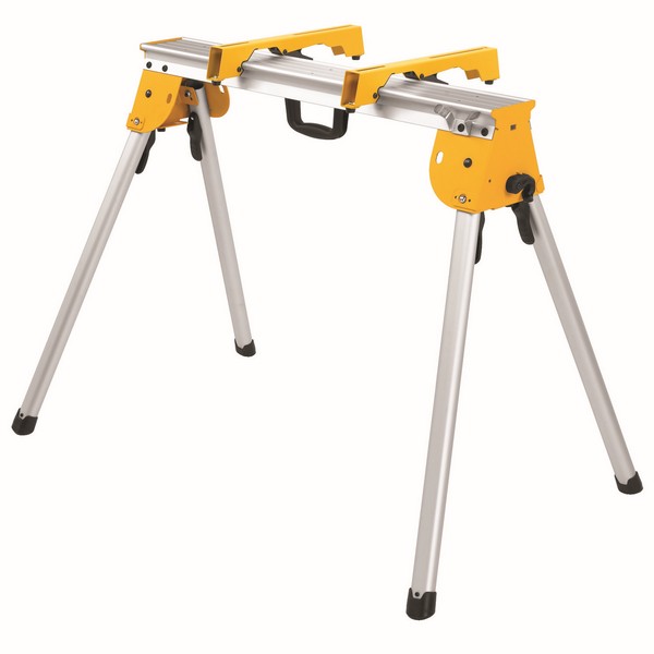 Work Stand, Heavy Duty, For Use With: Miter Saw, 5 in W Work Surface, 1000 lb, 36 in W x 32 in H Extended, 36 in W x 7 in H Folded, Silver