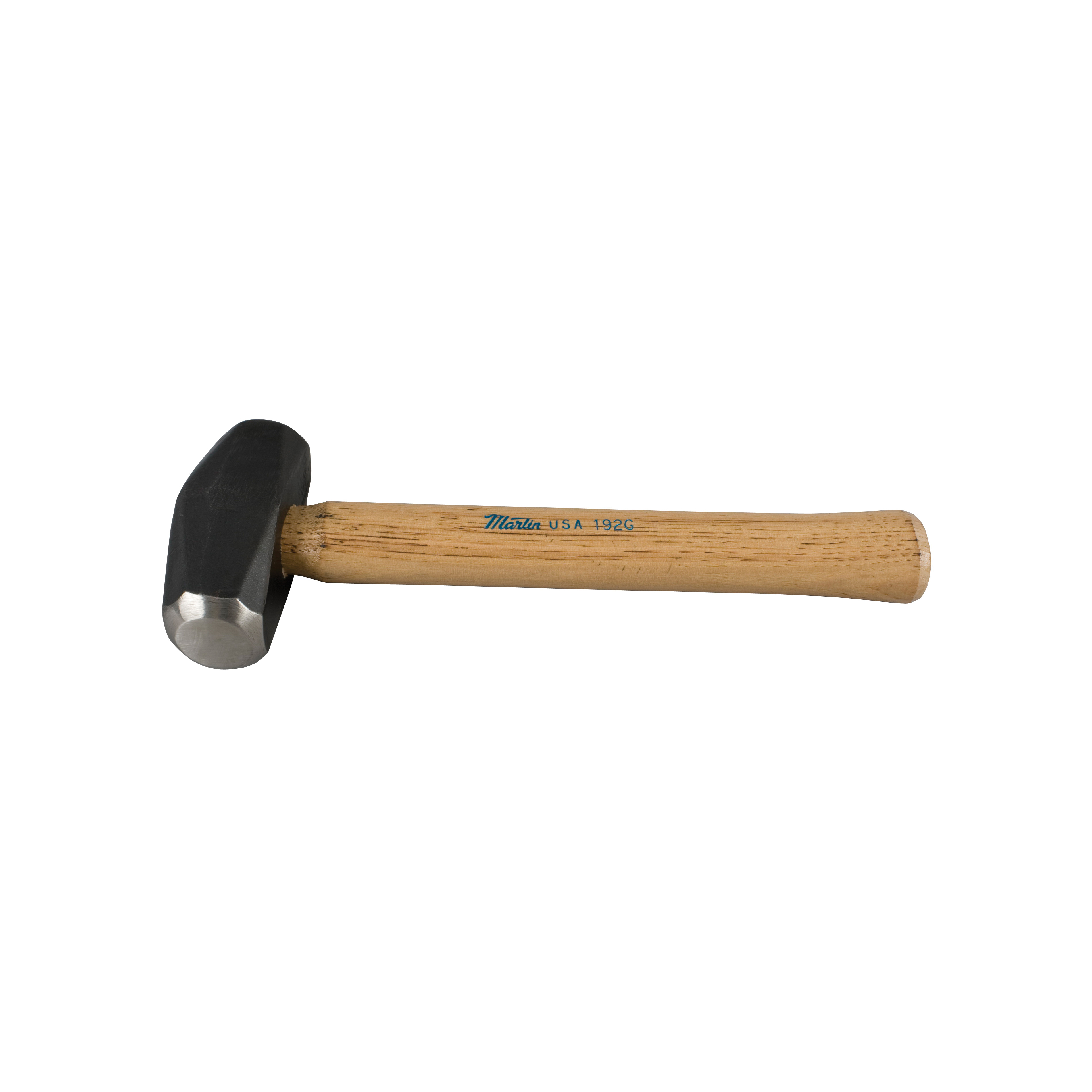 Hand Drilling Hammer, 10-1/2 Inch Overall Length, 1-25/64 Inch Face Diameter, 4 lb Head, Carbon Steel Head, 4-5/8 Inch Head Length, Wood Handle, Hickory Grip