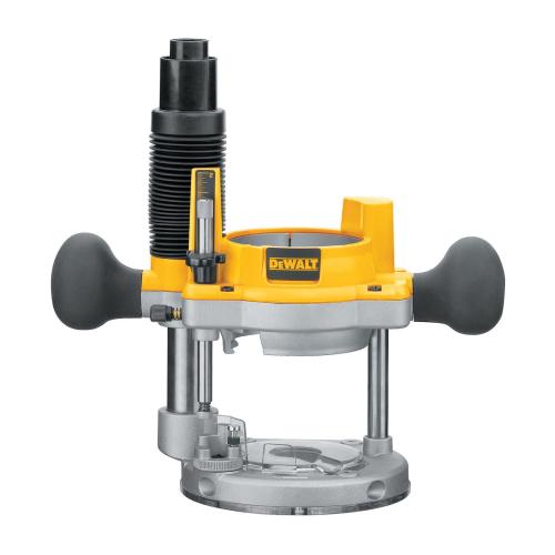 Plunge Base, 5-Position Adjustable Heavy Duty, For Use With: DW616 and DW618 Router, Die Cast Aluminum, Clear