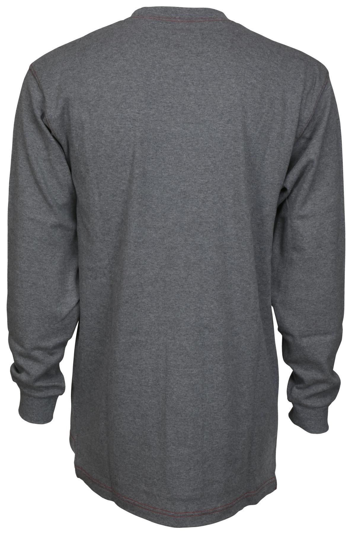 Shirt, Electrical Protection, X5/Regular Size, Grey, Cotton, 7 oz Fabric Weight, 1 Pockets
