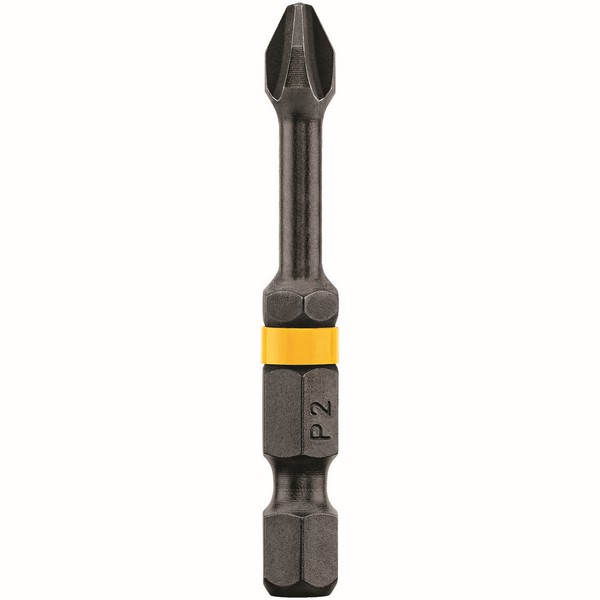 Insert Bit, #3 Point, Phillips® Point, 1/4 in Drive/Shank, Hex Shank, S2 Steel