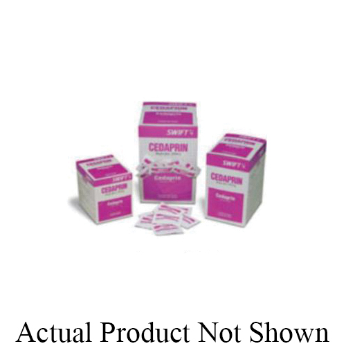 Pain Reliever, Tablet Form, 50 x 2 Count, 200 mg Size, Pouch Package Type, Formula: Cedaprin/Ibuprofen, Unflavored Flavor