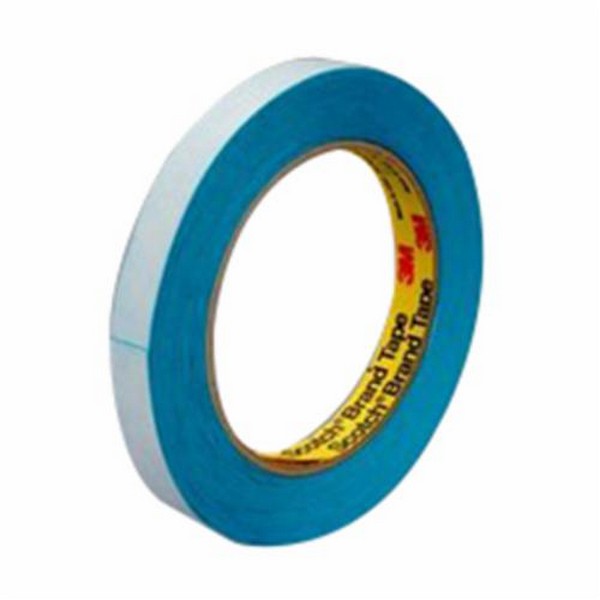 Double Coated Flying Paster Tape, 36 yd Length, 36 mm Width, 3 mil Thickness, Release Paper Liner, Blue, Repulpable Adhesive, Tissue Paper Backing, 400 °F Maximum Operating