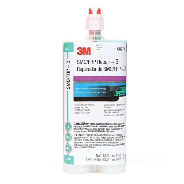 Repair Adhesive, 2-Part, Cartridge Container, 400 mL Container, Urethane Base