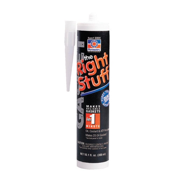 Gasket Maker, 10.1 oz Cartridge, Rubber, Black
