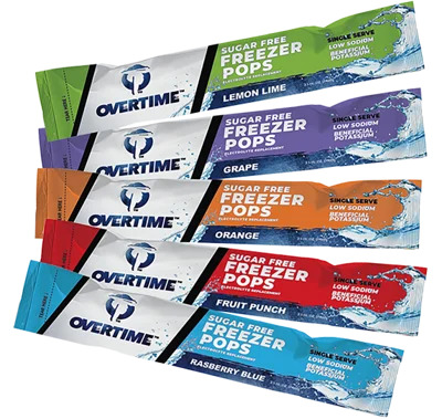 Freezer Pops, 3 oz Size, With Sugar Free, Five Flavors, 30 Each Flavor, 150/Case