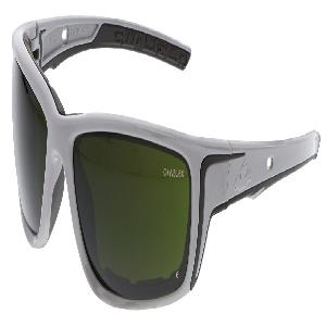 Safety Glasses, Series: Swagger® 5, MAX6® Anti-Fog Lens Coating, Green Filter 5.0 Lens, Balanced/Lightweight Frame, Glacier Gray Frame, Polycarbonate Frame, Polycarbonate Lens, 99.9% UV Protection, Bayonet Temple, Specifications Met: ANSI Z87+/Z87.1