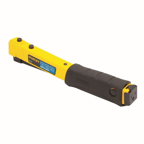 Hammer Tacker, Heavy Duty, Narrow Crown, 27/64 in Crown Width, 1/4 to 3/8 in Leg Length, 168 Staples, Manual Type of Power, 12 in Overall Length, 2 in Overall Height, Steel