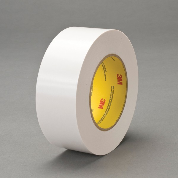 Double Coated Splicing Tape, 55 m Length, 24 mm Width, 4.3 mil Thickness, 55# Densified Kraft Paper Liner, Clear, Acrylic Adhesive, Tissue Paper Backing, 260 °F Maximum Operating, -10 °F Minimum Operating