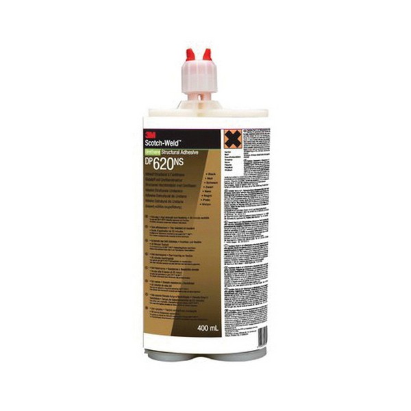 Urethane Adhesive, 2-Part Non-Sag, Series: DP620NS, Duo-Pak Container, 400 mL Container, Resin Base