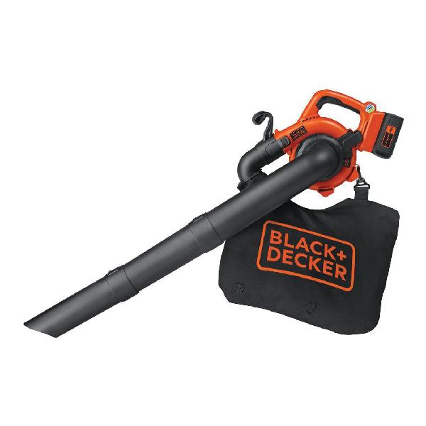 Cordless Handheld Sweeper, 85 cfm, 120 mph Air, Lithium-Ion Battery, 40 V Battery, 3 Ah Battery, 0.5 hr Recharge Time, 65 dB, 1 Speed, Toggle Switch Control, Soft Handle, Plastic, Black/Orange