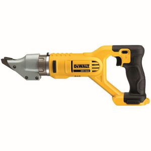 Cordless Swivel Head Shear, Double Cut, Bare Tool/Kit: Bare Tool, Cutting Capacity: 14 ga Mild Steel/16 ga Stainless Steel, 5 in Cutting Radius, 0 to 2450 spm, 360 deg Swivel, 7/32 in Waste Curl, 20 V, Lithium-Ion Battery, 4 Ah Battery, Battery Inclu