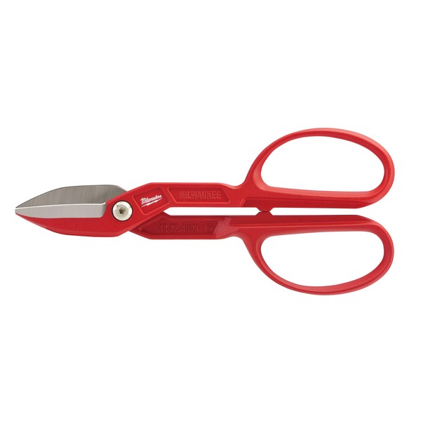 Tinner Snip, Classic, Cutting Capacity: 16 ga Cold Rolled Steel, 18 ga Stainless Steel, 2-13/64 in Length of Cut, Left/Right/Straight Snip, 10 in Overall Length, Non-Serrated Blade, 3 in L Blade, Forged Alloy Steel Blade, Steel Handle