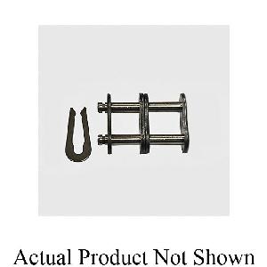 Connecting Link, Double Strand, #100 Chain, 1-1/4 in Pitch, 3/8 in Pin Dia, 1.185 in H Link Plate, 0.157 in THK Link Plate