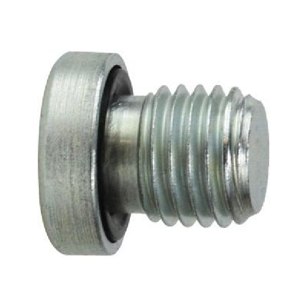 Hex Head Hollow Plug, M12x1.5 Nominal, Parallel Thread, Steel