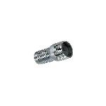 Hose Nipple, Combination, Series: SSN304, 2 in Nominal, NPT End Style, 75 PSI Pressure, 70 F, 304 Stainless Steel, Import