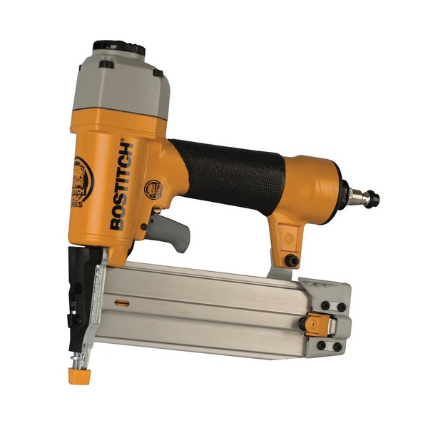 Brad Nailer, Pneumatic, Tool/Kit: Tool, 0.083 in Dia x 5/8 to 2 in Fastener, Wire Collation, 100 Magazine, Sequential Trigger, Non-Marring Tip, 80 psi Air, 1/4 in Air Inlet, Adjustable Rear Exhaust Location, 18 ga Maximum Material Thickness, 9-1/4 in