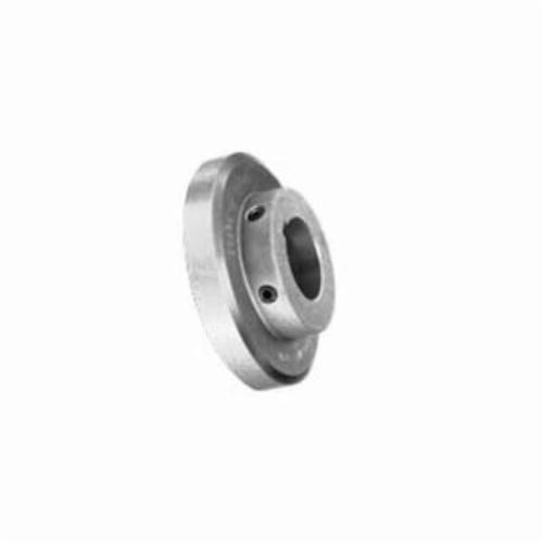 Sleeve Coupling Flange, Finished Bore Flexible Type J, Series: D-Flex, 04 Coupling, 1/2 in Bore Dia, 1.63 in Hub Dia, 7/16 in Hub Length, 7600 RPM Maximum, 7/8 in Length Through Bore, Sintered Steel