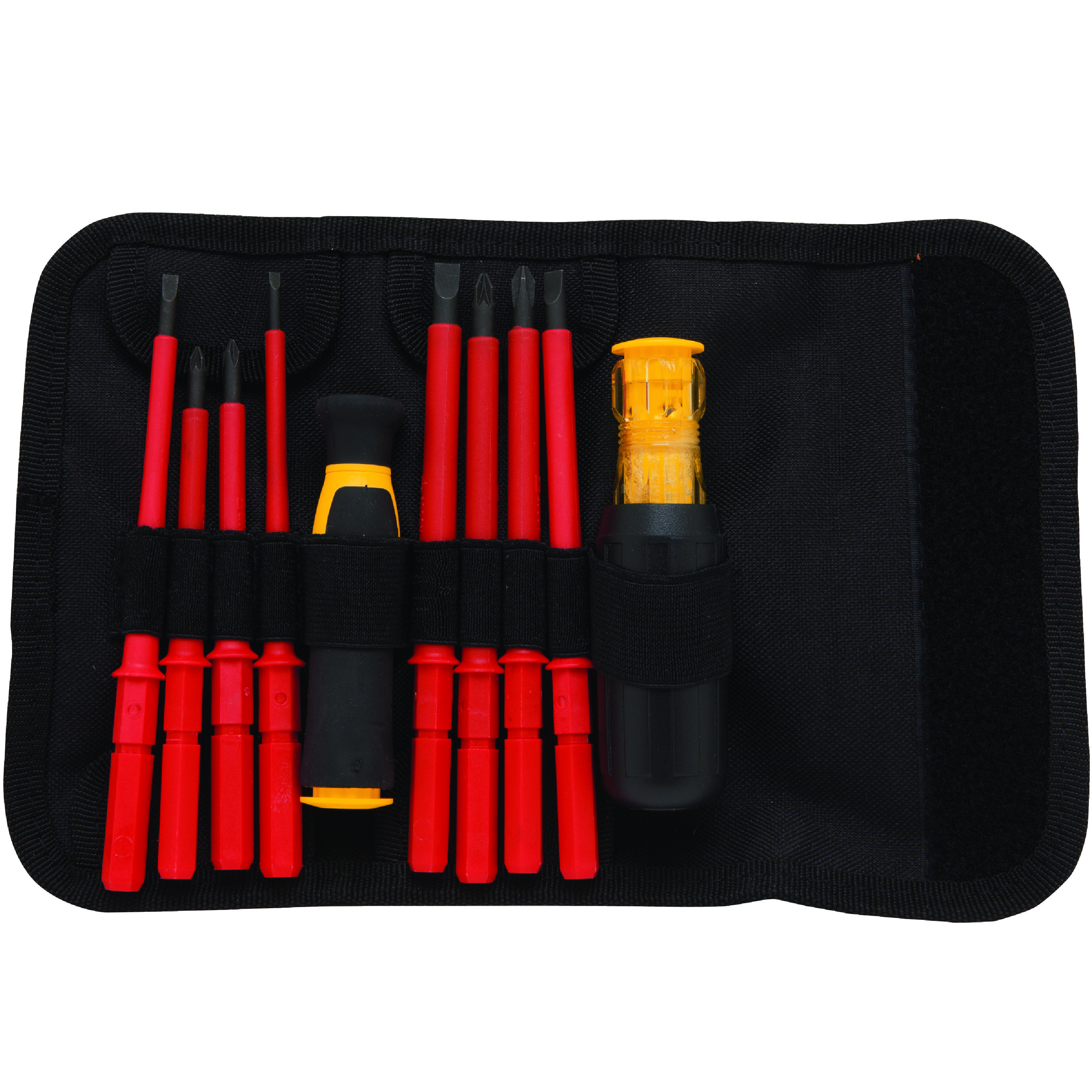10-Pc Vinyl Grip Insulated Screwdriver