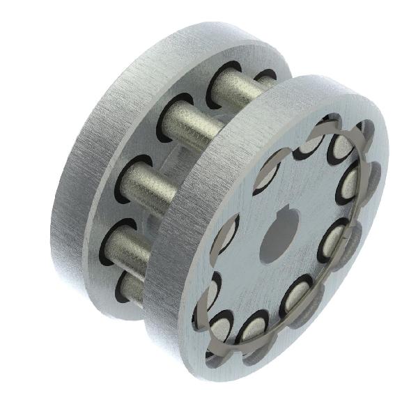 Roller Pinion, 1 in Bore, 84 mm OD, Bare Aluminum
