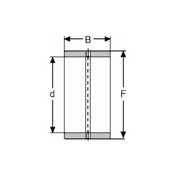 Roller Bearing, Needle, Series: MI, 3/8 Inch Bore, 5/8 Inch Outside Diameter, 3/4 Inch Width, Steel Bearing