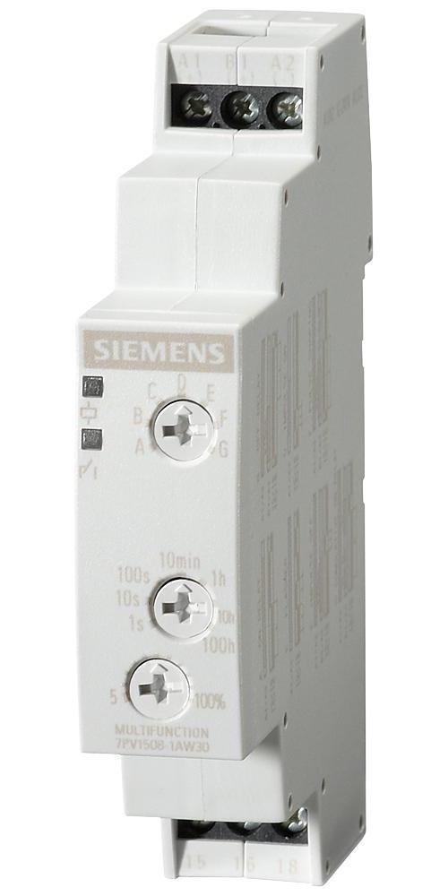 Timing Relay, 24/240 VAC/VDC, 1CO ContForm, 0.05 s to 100 hr Time Setting, Threaded Electrical Connections, IP20 Enclosure, -25 to 60 °C, Snap-On Mounting, 90 mm H x 17.5 mm W x 66.7 mm D