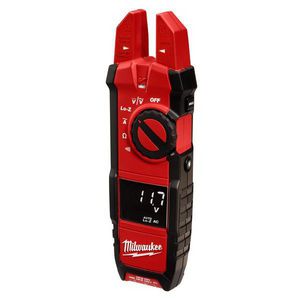Fork Meter, Dial Switch, 200 A, 1000 V, 40 MOhm, 50 to 60 Hz, 5/8 in Jaw, Counts: 4000, Reverse Black LCD Display, TRMS AC Response, +/- 2% + 5 Digit Accuracy, Safety Rating: Cat IV 600 V/Cat III 1000 V, Battery Operated, 14 to 122 deg F Operating, 8