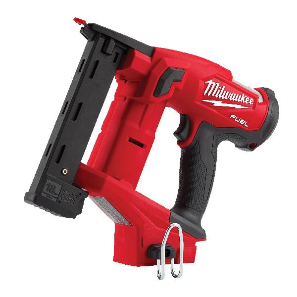 M18 Cordless Narrow Crown Stapler, Electric, Bare Tool/Kit: Kit, 1/4 in Crown, 3/8 to 1-1/2 in Staple Length, 18 ga Gauge, 18 V, For Fastener Type: Narrow/Strip, Lithium-Ion Battery, Reinforced Nylon Housing Material, Black/Red, 11 in Overall Length,