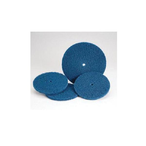 Non-Woven Buff and Blend HS Disc, 14 Inch Diameter Disc, Medium Grade, Aluminum Oxide Abrasive, Nylon Backing