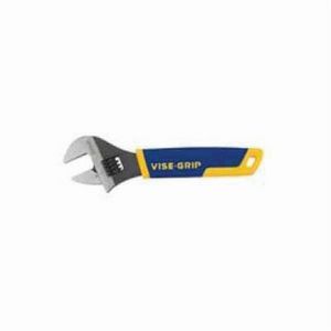 Adjustable Wrench, Uninsulated, 1 in Wrench Opening, 6 in Overall Length, 27/32 in Jaw Width, 1/4 in Jaw Thickness, Grip, Chrome Vanadium Steel Body, Yes Tether Ready, Measurement Scale Included: Yes, Chrome Vanadium Steel, Polished Chrome