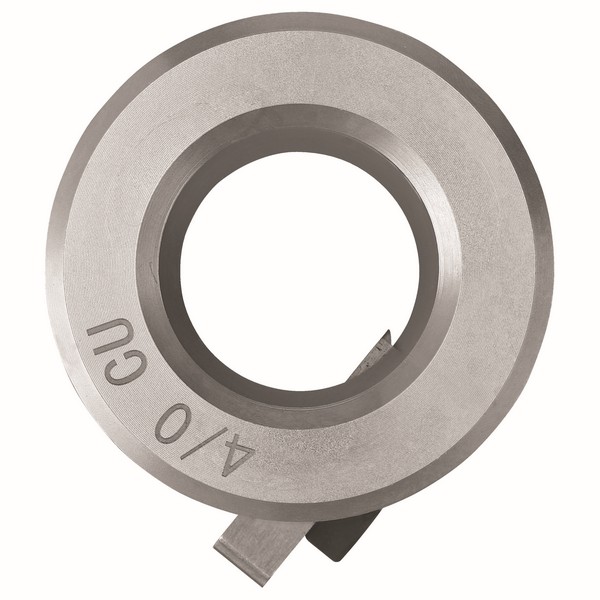 Cable Stripper Bushing, Quick-Release, For Use With: DCE151 Cordless Cable Stripper, Specifications: 1/0 AWG Aluminum, 4/0 AWG XHHW Copper Cable, 0.649 in ID 60 mil THK Jacket