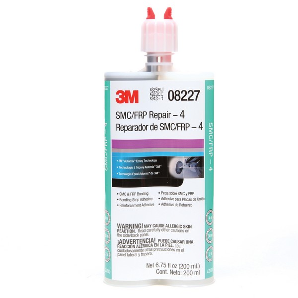 Repair Adhesive, 2-Part, Cartridge Container, 200 mL Container, Epoxy Base
