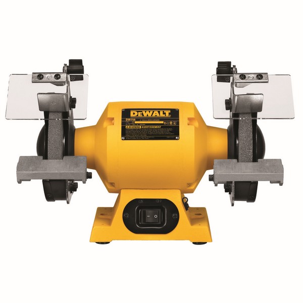 Bench Grinder, Heavy Duty, Kit, 6 in Wheel Dia, 1/2 in, 3450 RPM, 3/4 in Wheel Width, 5/8 HP, 120 VAC, 4 A, 12-1/2 in Wheels Center-Center, 15 in L x 10-1/2 in H
