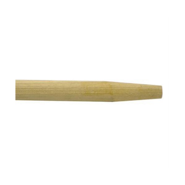 Squeegee Handle, Tapered Tip, 3/4 in Dia, 11 in Length, Hardwood Handle/Wood Tip