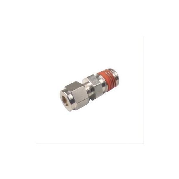 Reservoir Tank Fitting, For Use With: 97007, 97010, 97017 and 97020 Integrated Semi-Automatic Controller Dispenser, Specifications: 1/4 in NPT x 1/4 in Tubing