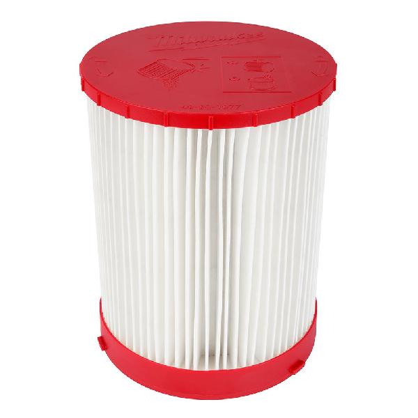 Hepa Filter, Large, Series: 49-90, 99.97 % Efficiency, For Use With: M18 FUEL 0910-20 6 gal Wet/Dry Vacuum, M18 FUEL 0920-20 9 gal Dual Battery Wet/Dry Vacuum, M18 FUEL 0920-22HD 9 gal Dual Battery Wet/Dry Vacuum Kit and M18 FUEL 0930-22HD 12 gal Dual Battery Wet/Dry Vacuum Kit, Paper