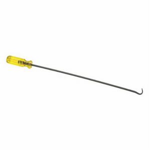 Hook Pick, Extra Long, Curve Tip, High Alloy Steel Tip, Black Oxide Tip, 4-Sided Handle, Acetate Handle, 15-3/4 in Shank Length, 1/4 in Shank Width, 20-7/8 in Overall Length, High Alloy Steel