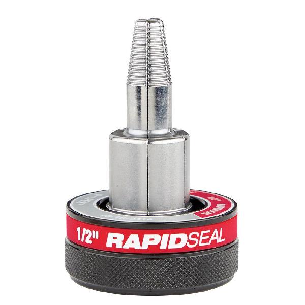 Expander Head, Series: ProPEX®, For Use With: M12 and M18 Expanders, Specifications: 1/2 in, Steel, Polished Chrome Segments/Black Oxide Ring, 1.9 in OAL