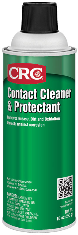 Contact Cleaner and Lubricant, Extremely Flammable, 16 oz, Aerosol Can, 10 Oz Net Weight, Liquid, Clear, Mild Solvent, <lt/>0 deg F Flash, 479.2 g/L VOC, 0.667 Specific Gravity
