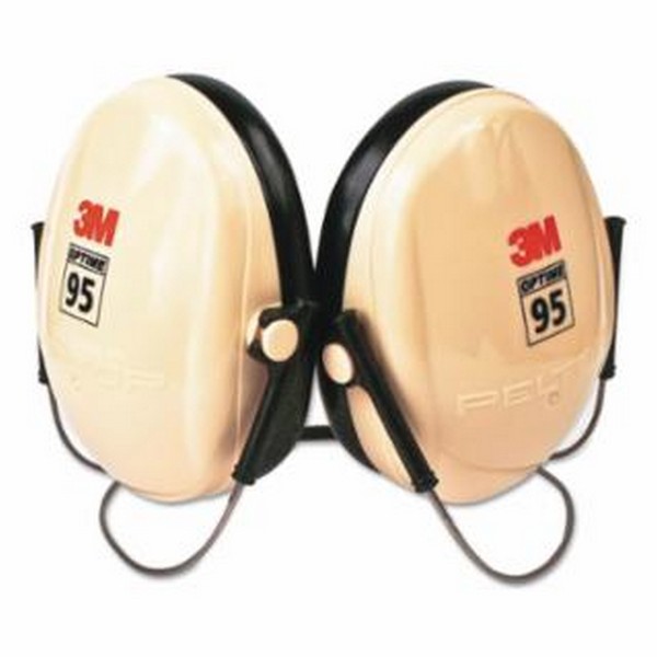 Earmuffs, 95 dBA Noise Level, Behind-the-Head, 10/Case