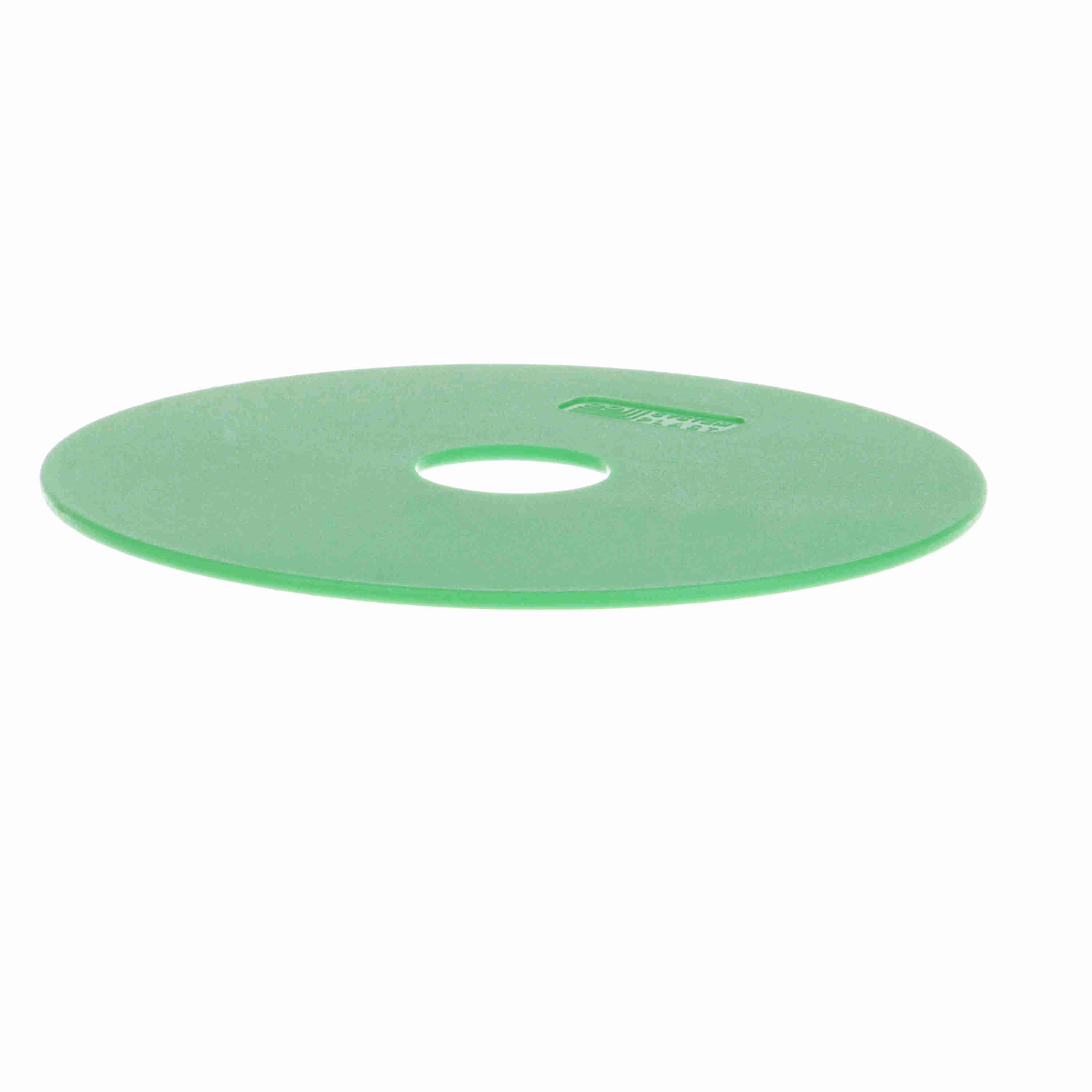 Guide Flange, For Use With: Return Roller, Polypropylene, Green, 20 mm ID x 100 mm OD x 2 mm L