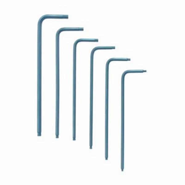Key Set, Long, Series: BallStar™, 6 Piece, T6 to T15 Torx, L-Handle Handle, Protanium® High Torque Steel, ProGuard™