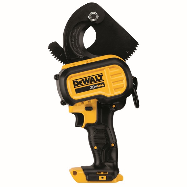 Cordless Cable Cutting Tool, Bare Tool/Kit: Bare Tool, Cutting Capacity: 750 kcmil Copper/1000 kcmil Aluminum, 20 VDC, Lithium-Ion Battery, Plastic Housing, Black/Yellow, 6-1/2 in L x 15 in W x 14 in H