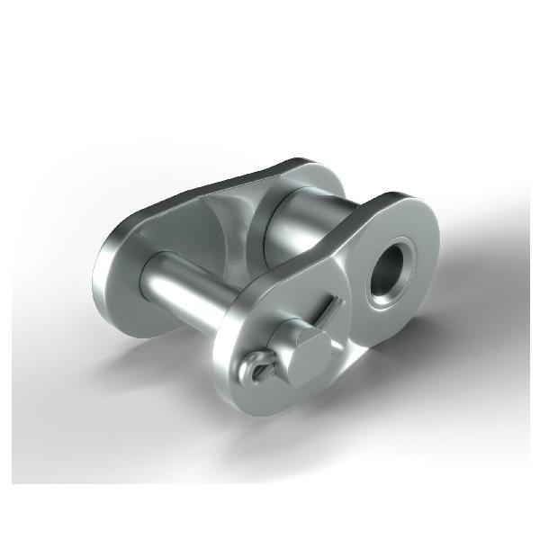 Spring Clip Offset Link, 5/8 Inch Pitch, 50 Chain, Nickel Plated