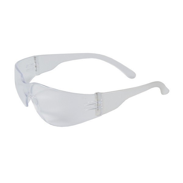 Safety Glasses, Series: Zenon Z11SM™ 250-00, Unisex, Universal, Anti-Fog Lens Coating, Clear Lens, Rimless Frame, Clear Frame, Polycarbonate Frame, Polycarbonate Lens, 99.99% UV Protection, 1-Piece Flexible, Thin Temple