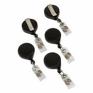 Card Reel, Retractable, Series: MINI-BAK®, Black
